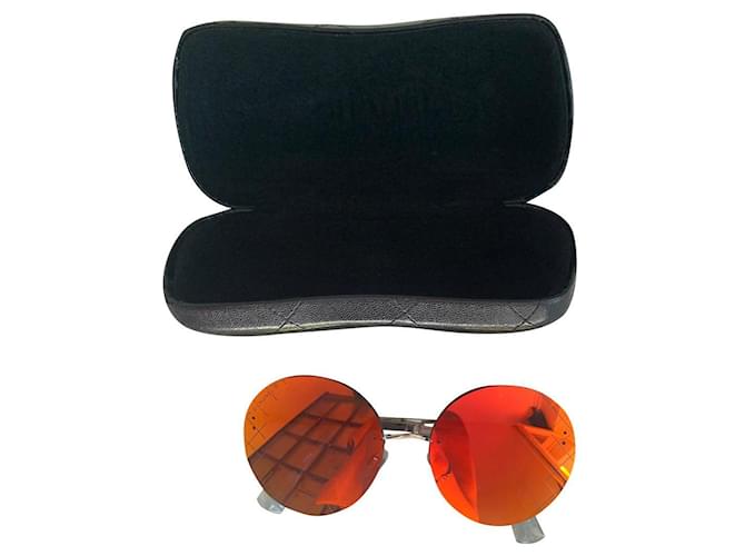Chanel Sunglasses Orange Metal ref.566990 - Joli Closet