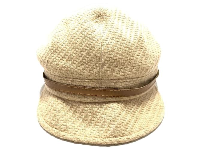 Burberry Hat Beige Wool  ref.567897