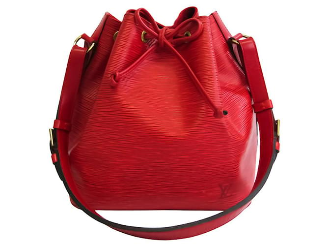 Noe Louis Vuitton Petit Noé Red Leather  ref.568181