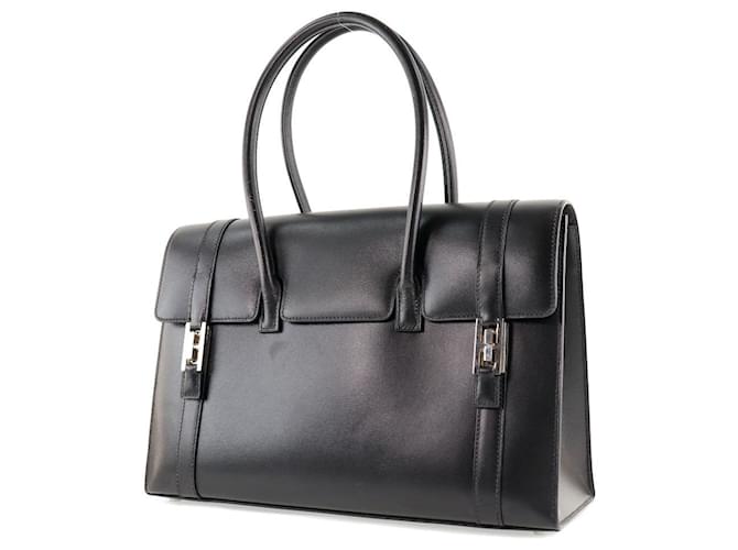 Hermès Drag Black Leather  ref.568223
