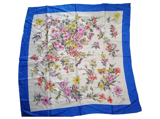 Marmont Sciarpa Gucci in seta floreale Multicolore