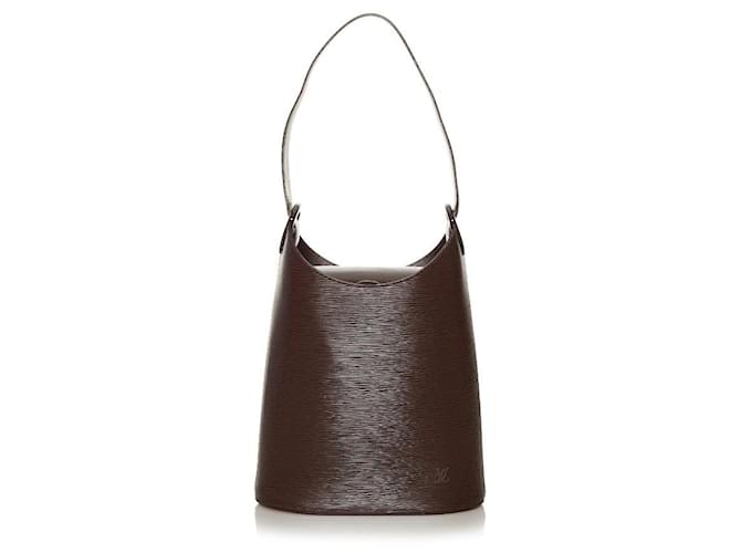Louis Vuitton Moka Brown Epi Leather Verseau Hobo Bag  ref.568303