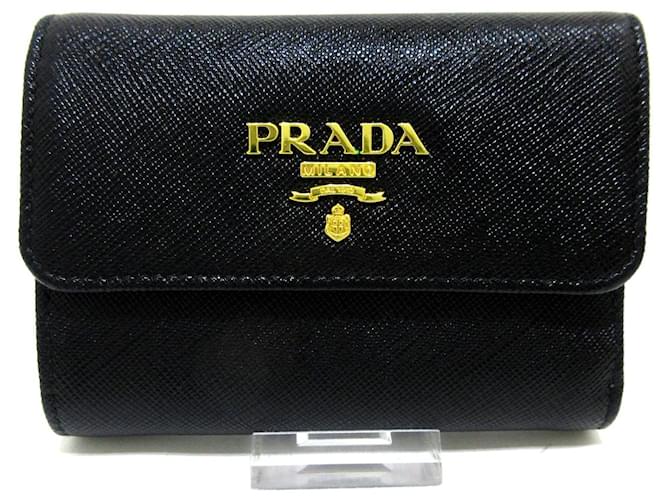 Prada Saffiano Black Leather ref.568488 - Joli Closet