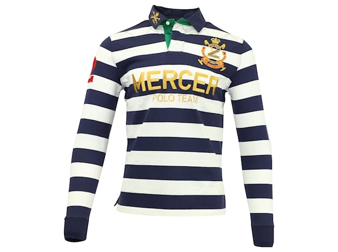 Gestreiftes Mercer-Poloshirt von Ralph Lauren aus mehrfarbiger Baumwolle Mehrfarben  ref.568558
