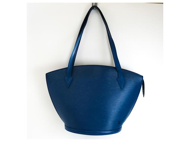 Louis Vuitton Saint Jacques Blue Leather  ref.568825