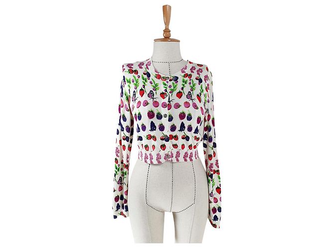Versace For H&M Malhas Multicor Seda Algodão