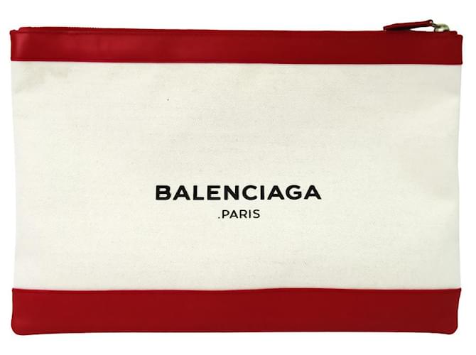 Balenciaga Navy pouch Multiple colors Cloth  ref.569069