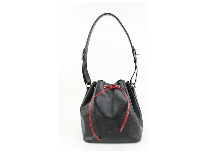 Louis Vuitton Black EPI Leather Petit Noe Bag
