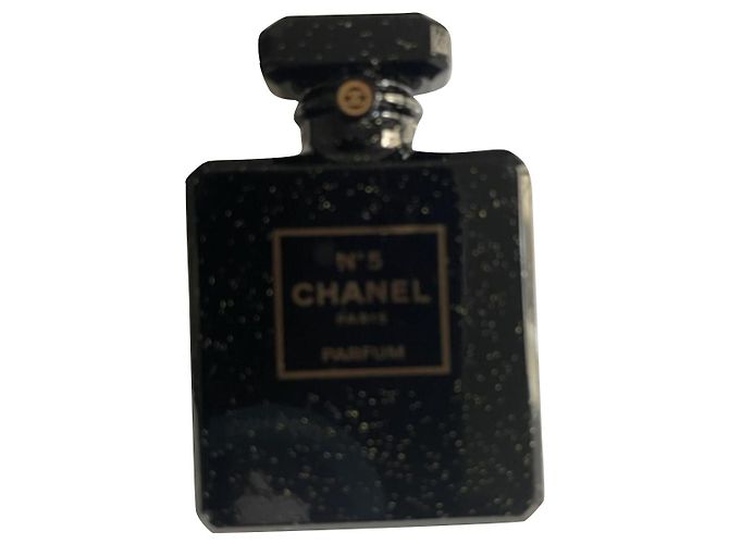 GARRAFA E BROCH CHANEL5 Preto