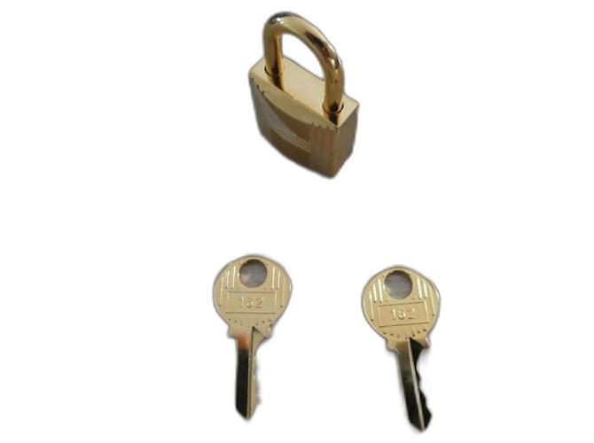 hermès padlock in golden steel for kelly birkin victoria bag NEW Gold hardware  ref.569712