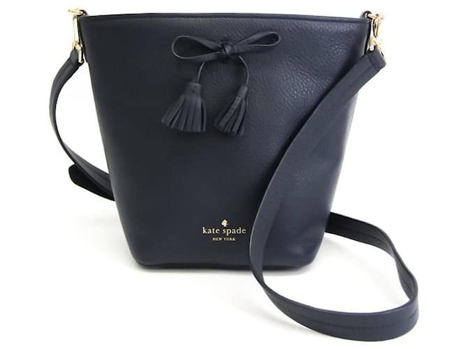 Kate Spade Shopper bag Navy blue Leather  - Joli Closet