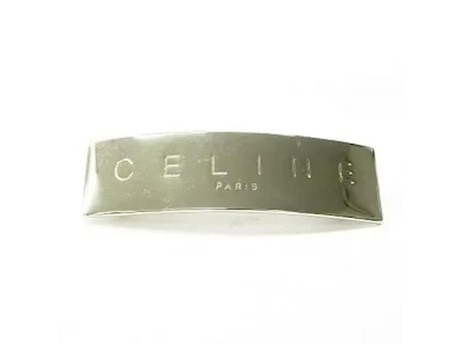 Céline *CELINE Serie Valletta Silver Silver hardware Metallo  ref.569847