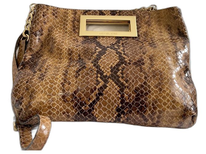 Sac à main Michael Kors Imprimé Python Cuir