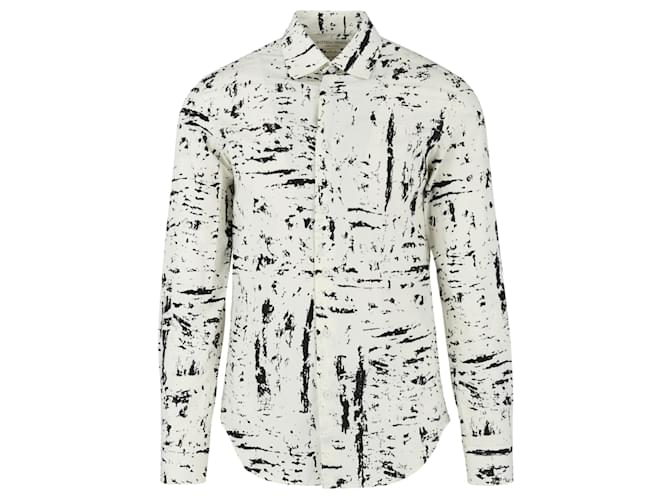 Camisa social de algodão Bottega Veneta Multicor  ref.570307