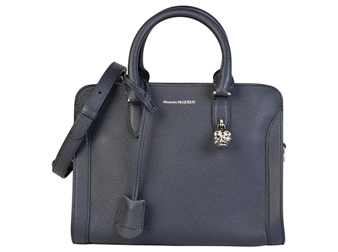 Alexander McQueen Small Pebbled Leather Satchel Multiple colors Pony-style calfskin  ref.570399
