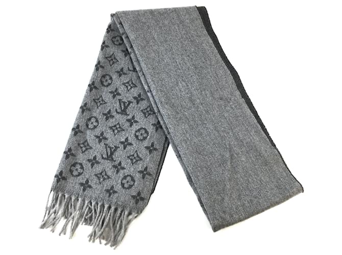 LOUIS VUITTON Donna Sciarpa in Cashmere in Grigio