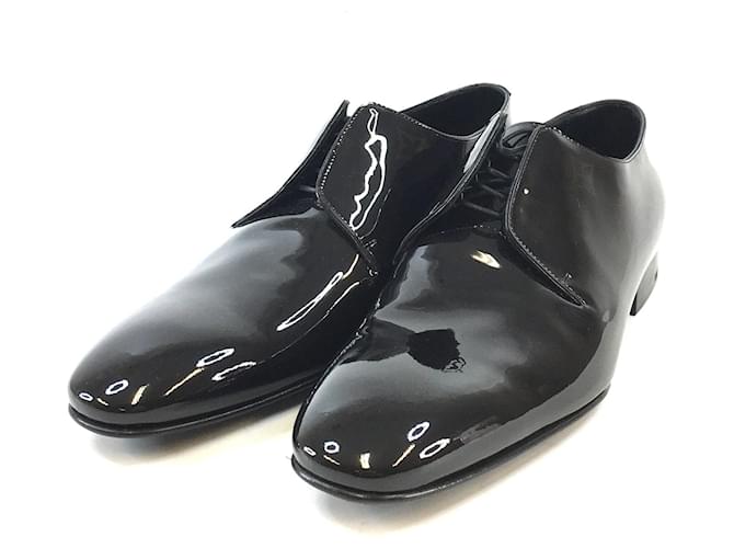 Louis Vuitton Black Brown Monogram Shadow Oxfords Men Sneakers