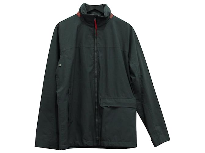 Prada Sport Gore-tex Jacket in Black Polyester Grey  ref.570629