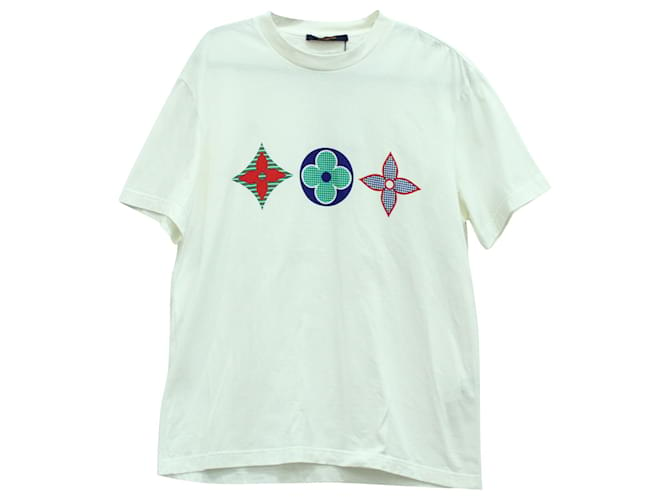 Camisetas Louis vuitton Blanco talla L International de en Algodón -  15369571