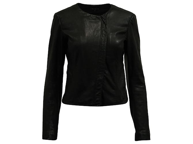 Theory lambskin clearance leather jacket