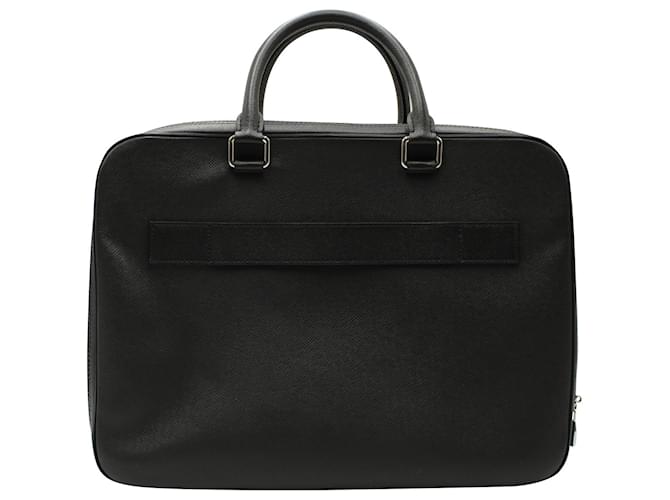 Louis Vuitton Porte-Document Business Bag aus schwarzem Leder  ref.570791