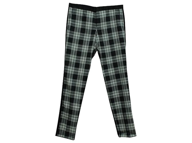 Gucci Plaid Print Pants in Multicolor Mohair Multiple colors Wool  ref.570924