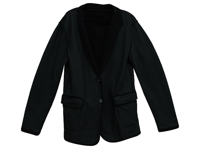Lanvin Reversible Jacket in Black Wool  ref.570932