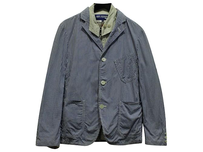Junya Watanabe Karierte Jacke aus mehrfarbiger Baumwolle Mehrfarben  ref.570945