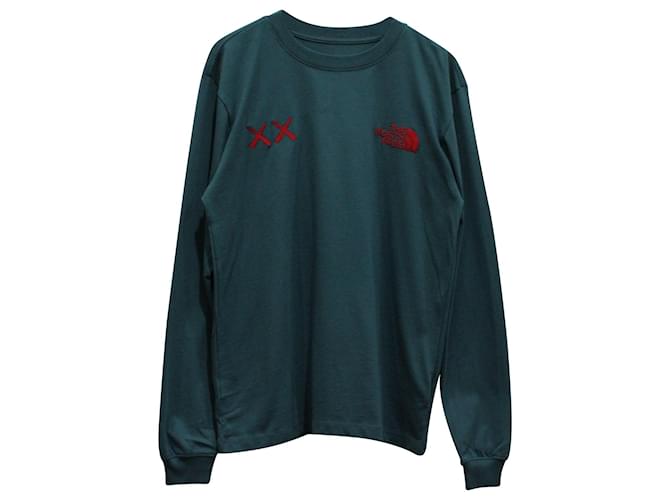 The North Face X KAWS Long Sleeve T-shirt in Blue Cotton  ref.570953