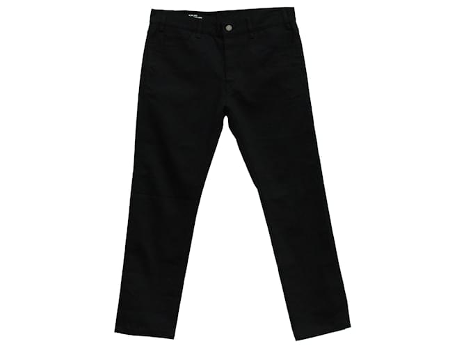 Céline Celine Straight Cut Jeans in Black Cotton  ref.570982