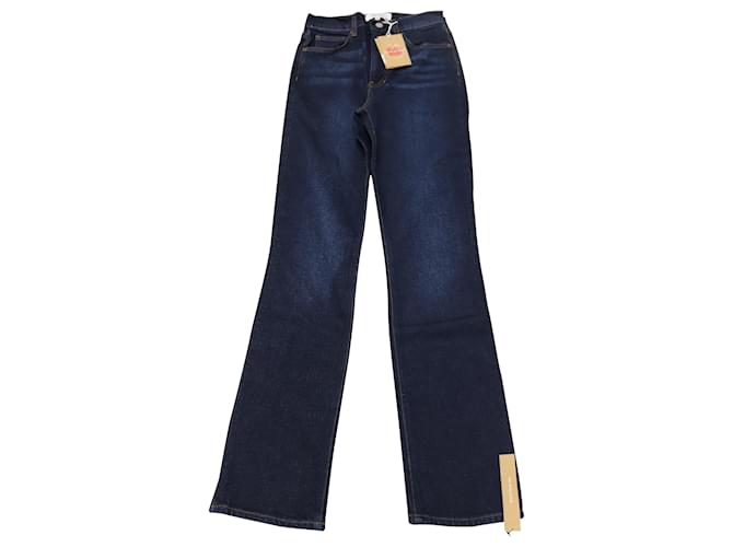 Reformation Peyton High Rise Boot Cut Jeans in Blue Denim  ref.571062