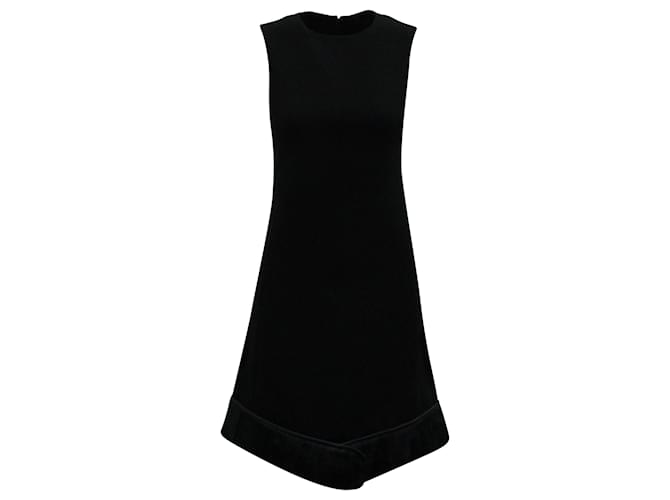 Neil Barrett Above-the-Knee Dress in Black Triacetate Synthetic  ref.571087