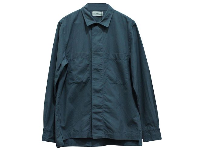 Autre Marque Herr. P Arbeitsjacke aus blauer Baumwolle