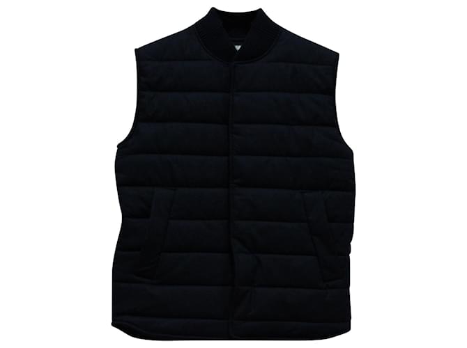 Autre Marque Officine Generale Padded Gilet in Navy Blue Wool  ref.571113