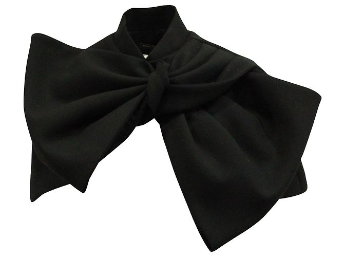 Marc by Marc Jacobs Bow Cape aus schwarzem Polyester