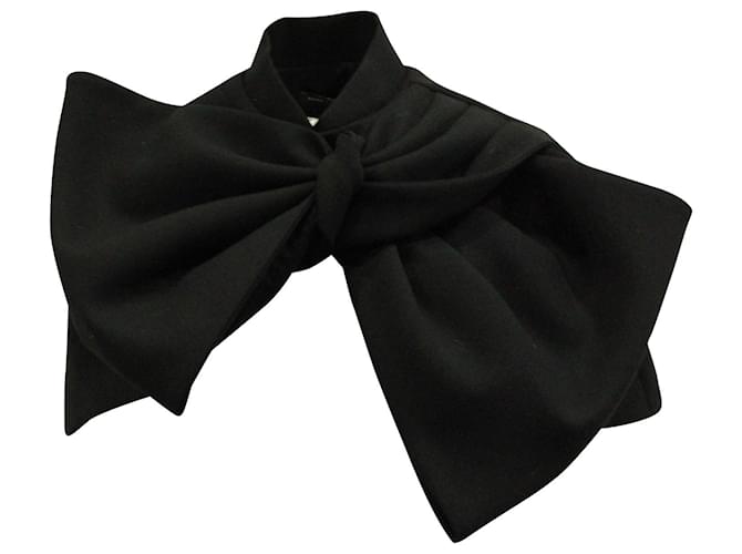 Marc by Marc Jacobs Bow Cape in Black Polyester  ref.571118