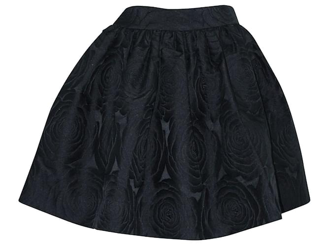 Kate Spade Black Embossed Skirt Polyester  ref.571224