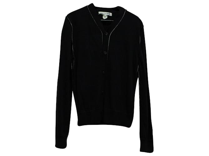 Comme Des Garcons Button Up Cardigan in Navy Blue Acrylic  ref.571297
