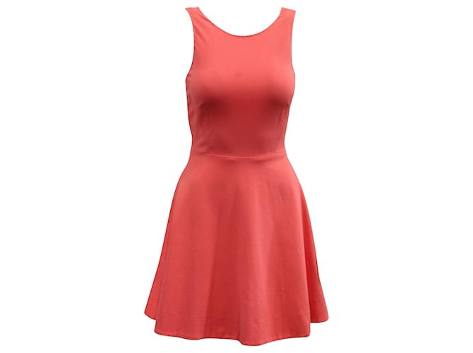 Kate Spade Ponte Bow Back Fit & Flare Dress in Pink Viscose Cellulose fibre  ref.571353
