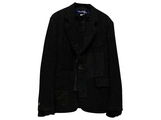 Junya Watanabe Patchwork-Jacke aus mehrfarbiger Wolle Mehrfarben  ref.571364