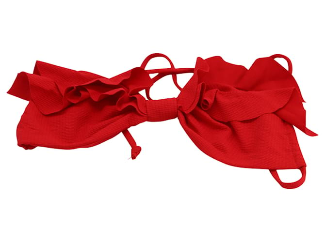 Autre Marque Marysia Zuma Bikini Top in Red Nylon Polyamide  ref.571488
