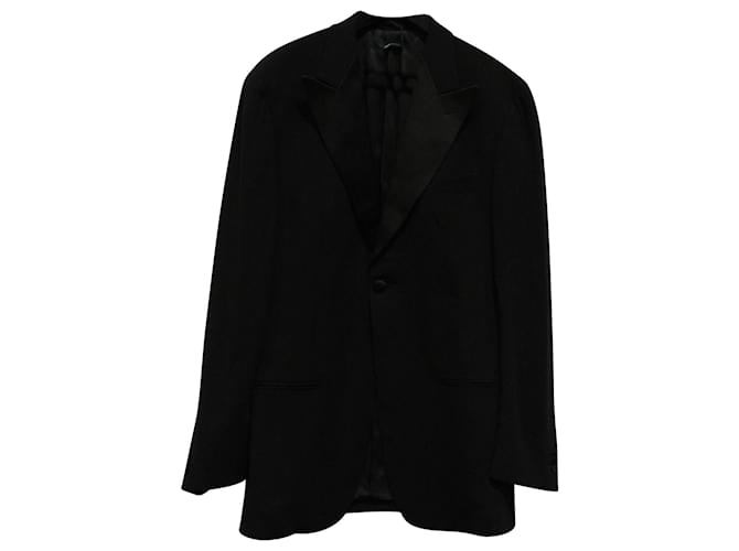 Giorgio Armani Soho Tuxedo in Black Wool  ref.571577