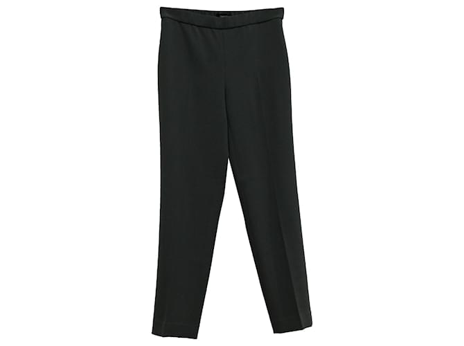 Pantalones de pernera recta Theory en triacetato gris Sintético  ref.571579