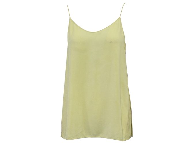 Canotta Theory Easy Slip in viscosa gialla Giallo