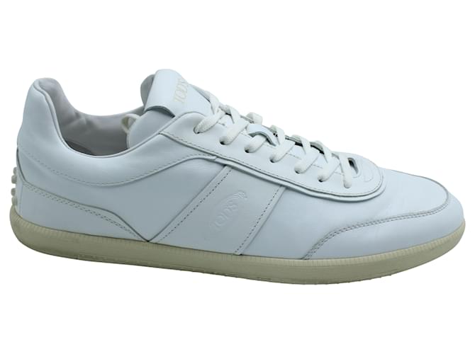 Tod's Tods's Tabs Sneakers in White Leather  ref.571627