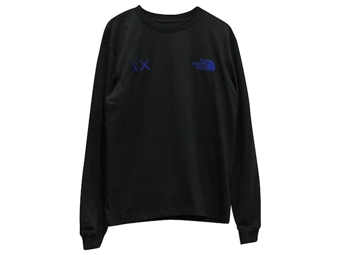 The North Face X KAWS T-shirt à manches longues en coton gris  ref.571635