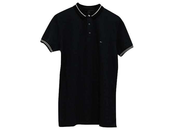 Marc by Marc Jacobs Polo bicolore Marc Jacobs in cotone blu navy  ref.571659