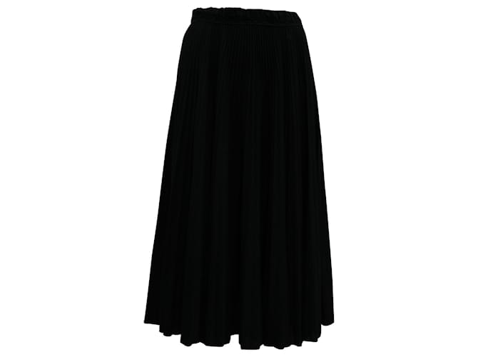 Marc Jacobs Pleated Skirt in Black Polyester   ref.571694