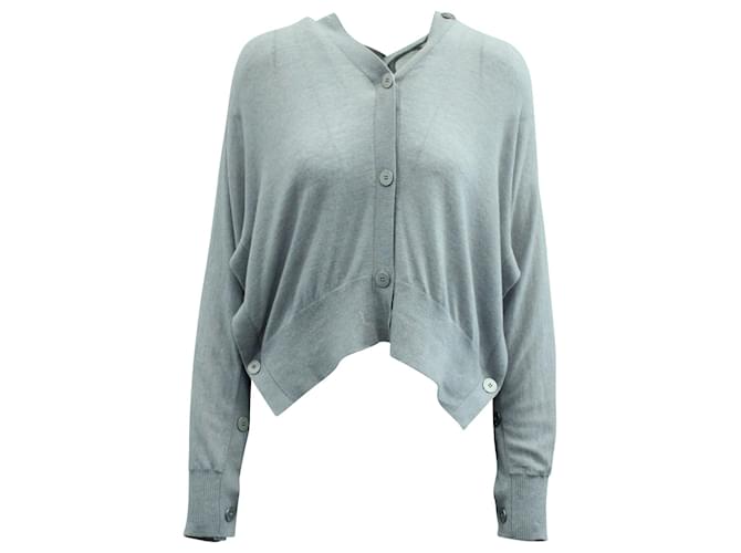 Autre Marque Grauer Pullover/Strickjacke 