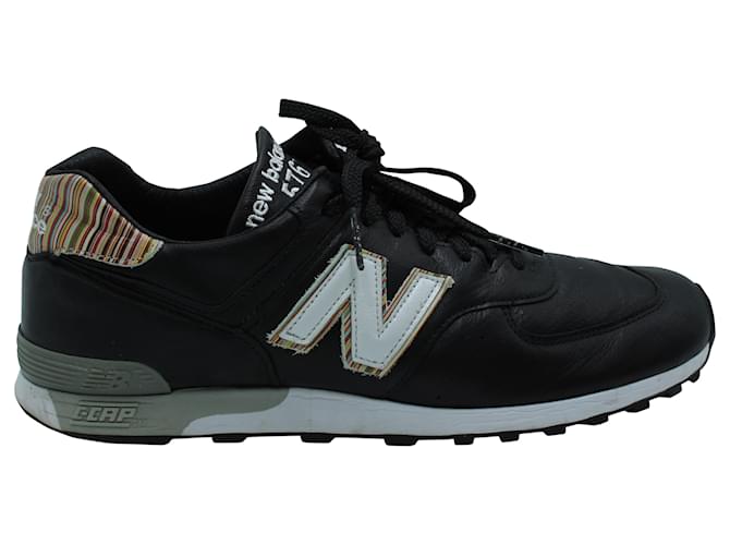 Sneakers basse New Balance x Paul Smith in pelle nera Nero  ref.571753
